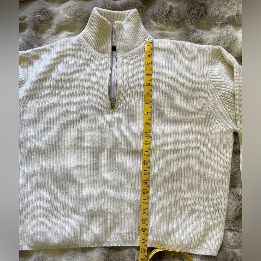 JENNI KAYNE-Cashmere Half Zip size xs - Picture 8 of 8